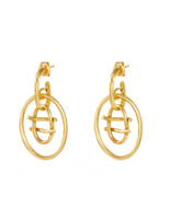 Pendientes Giulia Barela Jewelry Mujer in Bronce A11710 GB